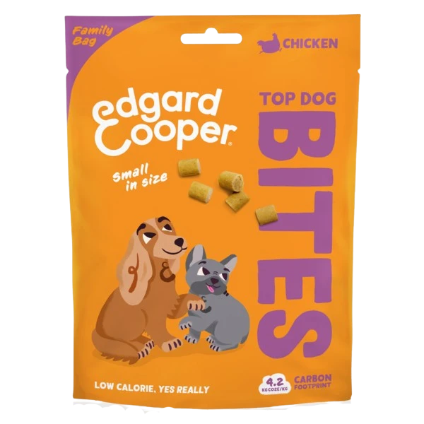Edgard & Cooper Dog Adult Bites Chicken Small Family Pack