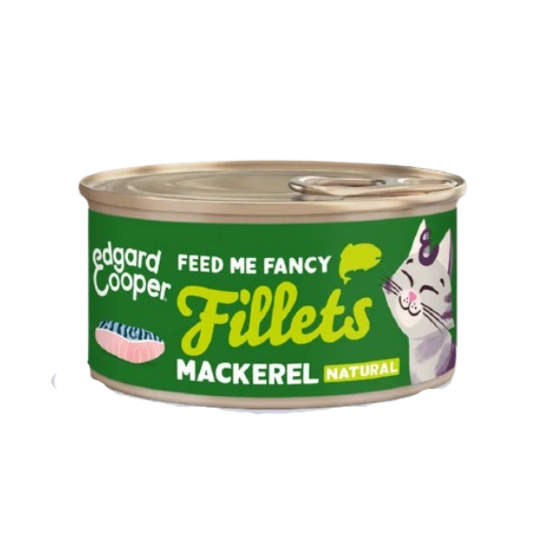 Edgard & Cooper Salmon and Mackerel Fillets in Broth for Cats