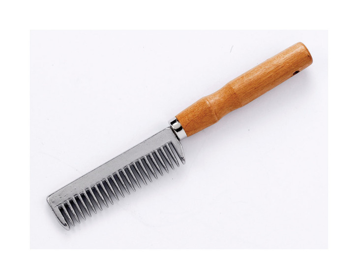 Lincoln Tail Comb with Wooden Handle