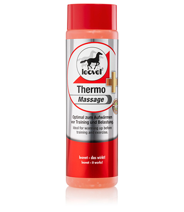 The massage gel provides localized heat without long massages. It loosens tensions and is optimal for warming up before training and exertion. Particularly pleasant for the back musculature of trotters, or for the back musculature just before putting on the saddle. Due to its brief effect the skin and tissue are not over-stimulated.