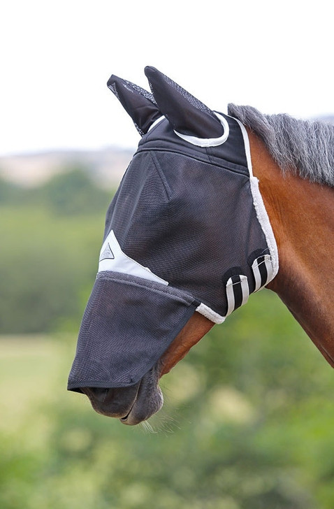 Shires Field Durable Fly Mask With Ears & Nose