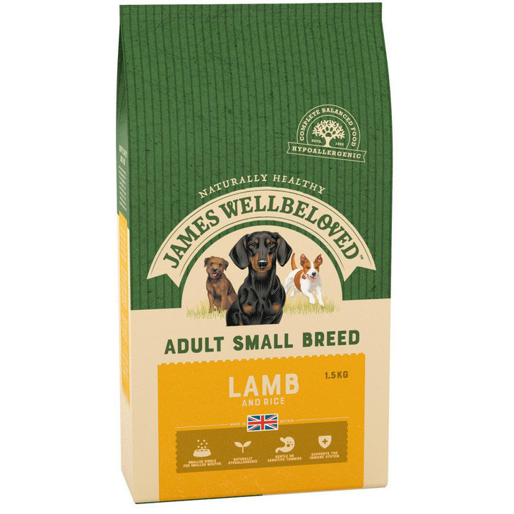 Wellbeloved Small Breed Duck & Rice is a hypo-allergenic dog food, that exludes  pork, beef, eggs, dairy, soya and wheat products, as they are commonly known to cause food intolerances. It is a complete food with contain all essential ingredients you're pet needs. 

Only use a single source meat protein.