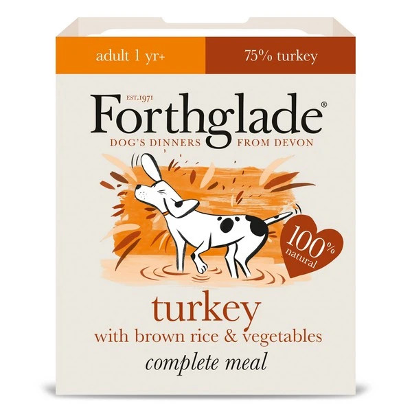 Forthglade Comp Meal Adult Turkey with Brown Rice Veg