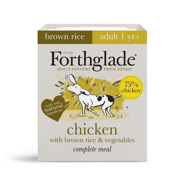 Forthglade Complete Meal Adult Chicken, Brown Rice & Veg