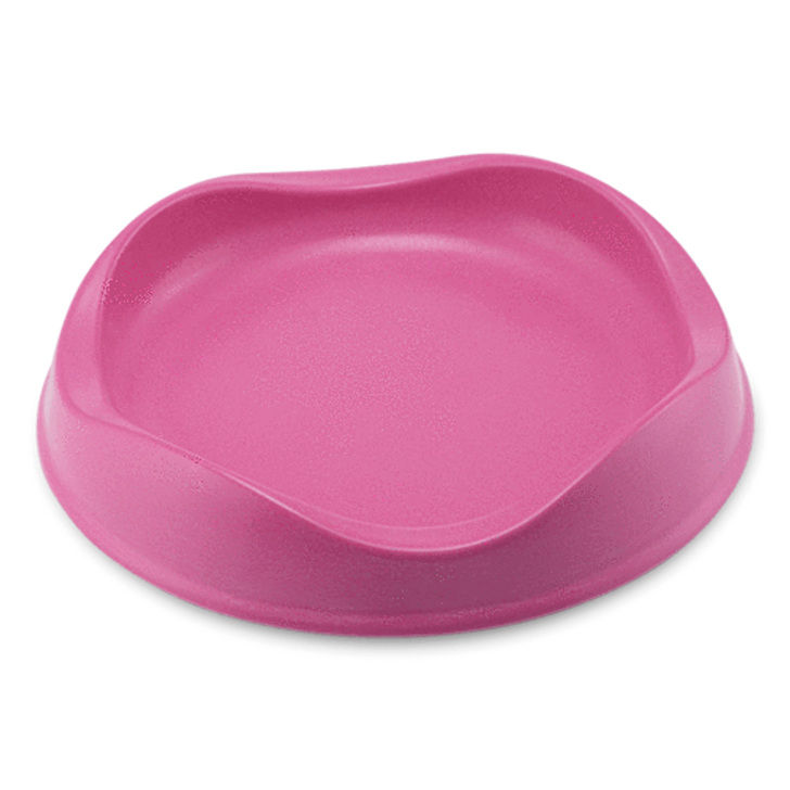 A food and water bowl made with plant-based materials including bamboo to help reduce our dependence on petroleum plastics. Instead, using renewable resources. Each bowl has an easy pick-up handle and a non-slip base.


A design created to maximise a cats enjoyment at dinner time. Cats like it natural so no lacquers or plastics are used on this bowl. The low edge means whiskers don’t get crushed.