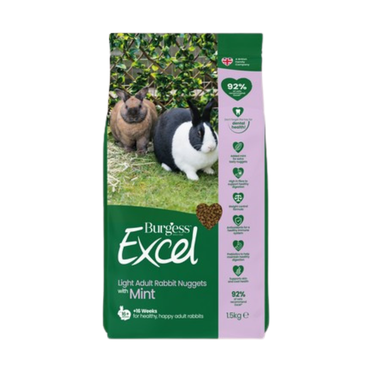 Burgess Excel Light Rabbit Nuggets with Mint
