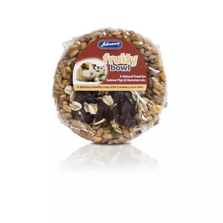 The Johnsons Fruity Bowl Treat is deliciously healthy and your little furry friends wont be able to get enough!