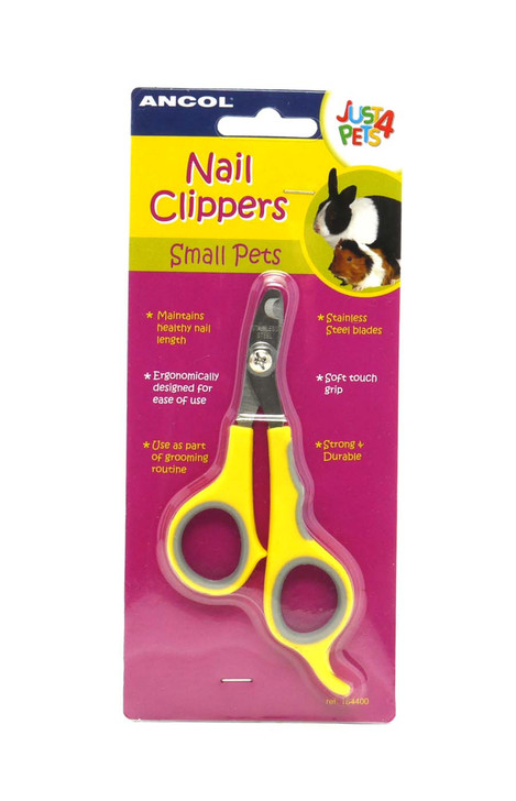 Perfectly sized nail and claw clippers for the rabbit, guinea pig and other small pets.