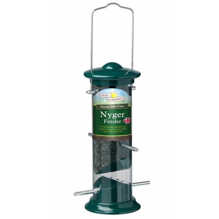 Harrisons Green Die Cast Nyger Feeder