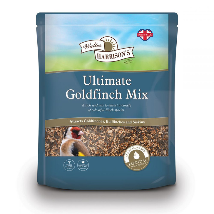 A rich mix of premium seeds and grains to attract a wide variety of Finches. The perfect bird specific blend for consumers looking to feed this popular species. Can be fed all year round from a bird table or seed feeder.