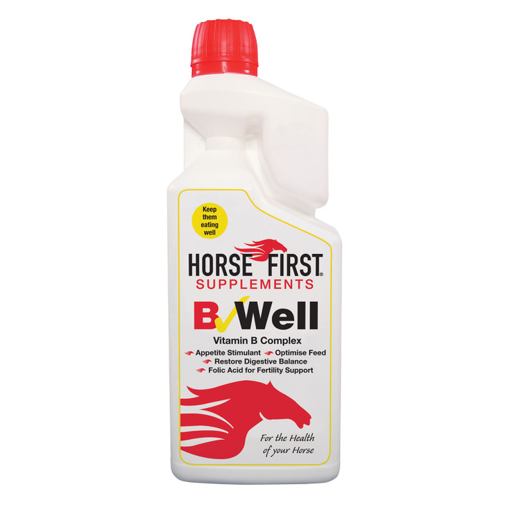 B Well is a B Group vitamin supplement containing essential B group vitamins and folic acid which are essential for energy production, efficient feed utilization and blood cell formation. These B group vitamins are water soluble and not stored in the body and lack of B Vitamins can result in poor performance.

For maximum benefit B Well should be fed daily on a week on week off cycle that is fed for seven days, none for the next seven days and then repeat, this pulse feed system really delivers results.