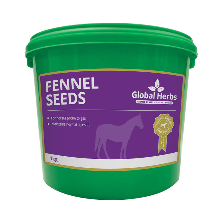 Fennel is known to help with horses who are susceptible to gas and bloating. Fennel offers natural and effective comfort and supports normal digestion. While traditionally used for stomach worries, Fennel can also help soothe watery eyes.