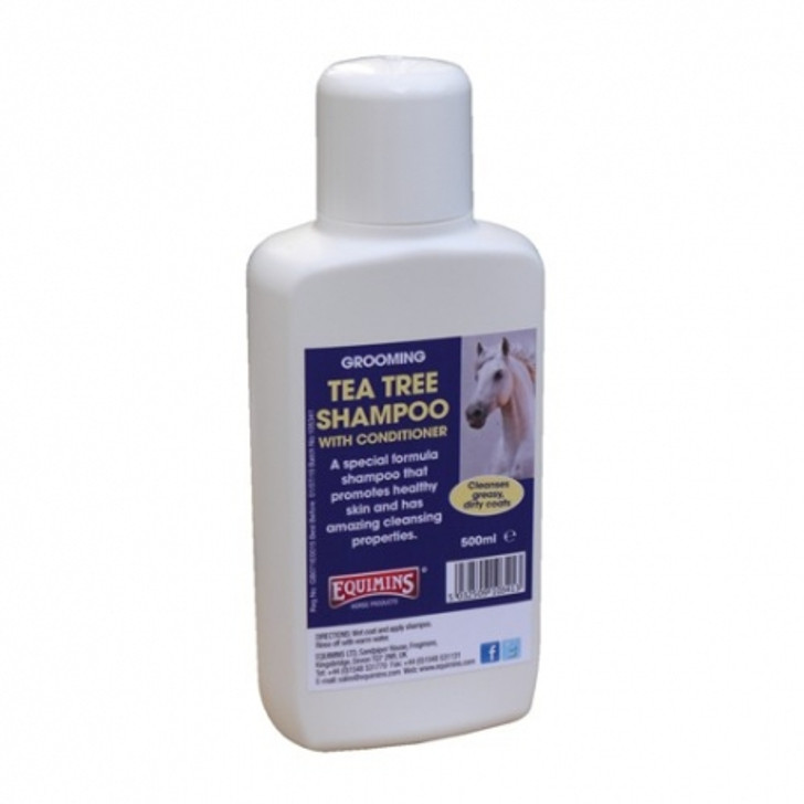 Equimins Tea Tree Shampoo with Conditioner is a special formula which thoroughly cleans a horse’s coat.