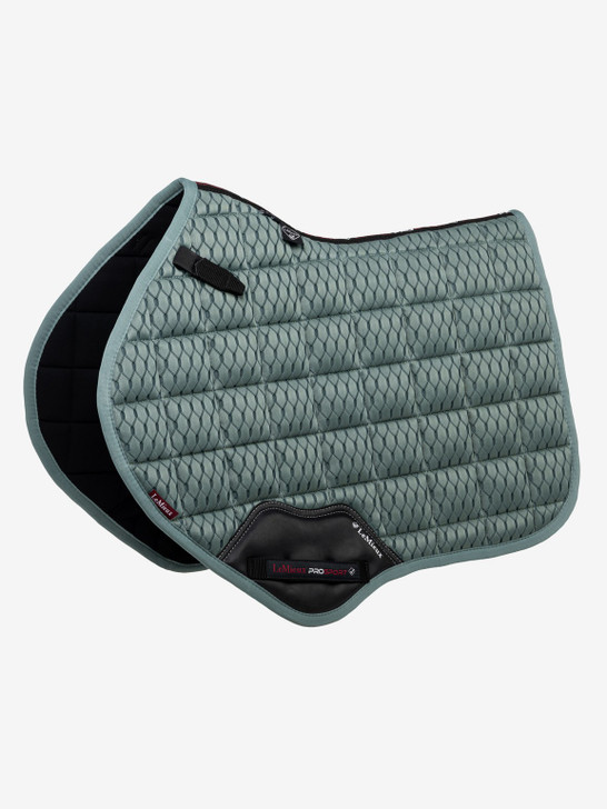 Combining the cutting edge LeMieux CC Square style and the latest in light weight technical mesh fabrics. The pad is made from a unique 3D mesh which allows maximum air flow through the perforations and has great sweat wicking abilities to keep the horse cool and comfortable.

Carbon Mesh is constructed for optimum temperature control allowing air to flow freely in multiple directions - and used widely in the manufacture of sporting equipment & clothing.

This MeshAir pad has a Bamboo lining which is exceptionally soft and performs in all weather condition.