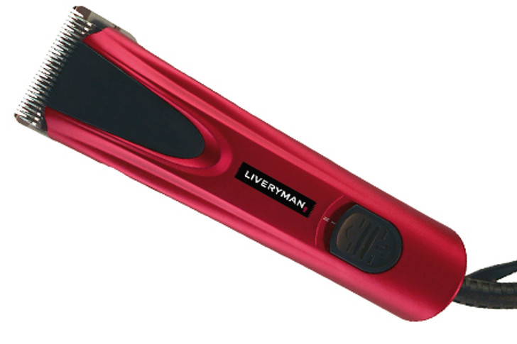 The liveryman bruno is the lightest clipper in the liveryman range weighing in at just 400g it is comfortable to hold and easy to manoeuvre. Perfect for someone who struggles with the weight of a traditional clipper.

The Bruno is extremely quiet with a high torque permanent magnet motor with 2x speed settings 2800-3500rpm.

The bruno can be used off mains (supplied with a 4.9m cable) or is also compatible with with Liveryman Black beauty lithium ion battery pack. The machine utilises the A5 blade system which can transform your bruno from a clipper to a trimmer with a blade change.