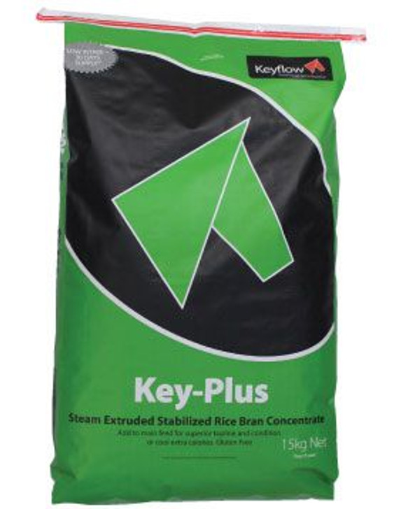 The perfect additive to your feed room for horses and ponies requiring increased condition, topline or an extra source of ‘cool’ calories – especially over winter.

When conditioning a horse, we recommend you feed a safe, highly-digestible form of energy that doesn’t affect temperament. Key-Plus is made from pure Stabilised Rice Bran (SRB) which is high in oil and contains powerful antioxidants. SRB is known for its muscle building qualities. It also contains vitamin E, selenium and has a balanced calcium to phosphorous ratio.

Key-Plus is a highly effective conditioner and cool on-demand calorie source that can be added to any daily feed by the cupful.