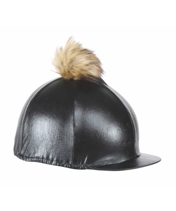 Calling all disco divas, these metallic hat covers are for you! Stretch hat with stiffened peak.