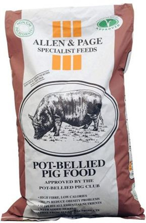 Pot-Bellied Pig Feed is specially formulated to keep your pigs trim and to help reduce heat stress.

Suitable for Kune Kunes, Micro-pigs and all other pet pigs
Can be fed from 7 weeks
High fibre levels and lower protein and energy levels to help avoid obesity