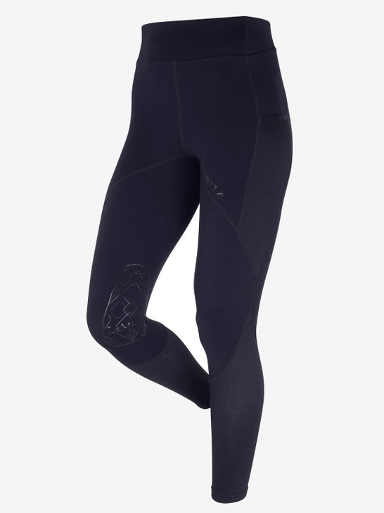 Keep cool this summer with the LeMieux Lucie Mesh Legging. The lightweight, technical fabric is super cool and sweat wicking, with mesh panel feature on the thigh, giving a 4-way stretch for the active rider and suitable for any exercise.

The seamless design provides ultimate comfort and an elasticated waist band gives a flattering fit. A generous, stretch phone pocket on both sides at thigh height allows you to keep your valuables secure without getting in the way whilst riding, at the yard or just for general every day wear.

A silicone knee grip pattern adds security in the saddle while the tapered lower leg design and mesh anatomic sleeve provide extra comfort.