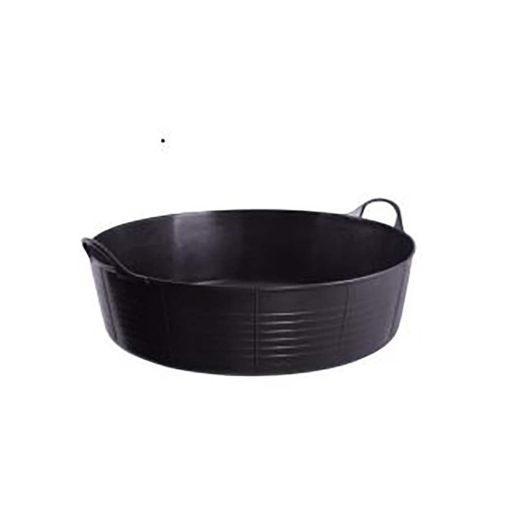 The 35L Large Shallow Gorilla Tub®, previously known as Tubtrugs is a flexible and weather resistant tub that is built to last.

You can use this tub for everything! The golf patterned handles make Gorilla Tub® easy to carry around.

Made from food-grade material, Gorilla Tub® is suitable for storing and food preparation.