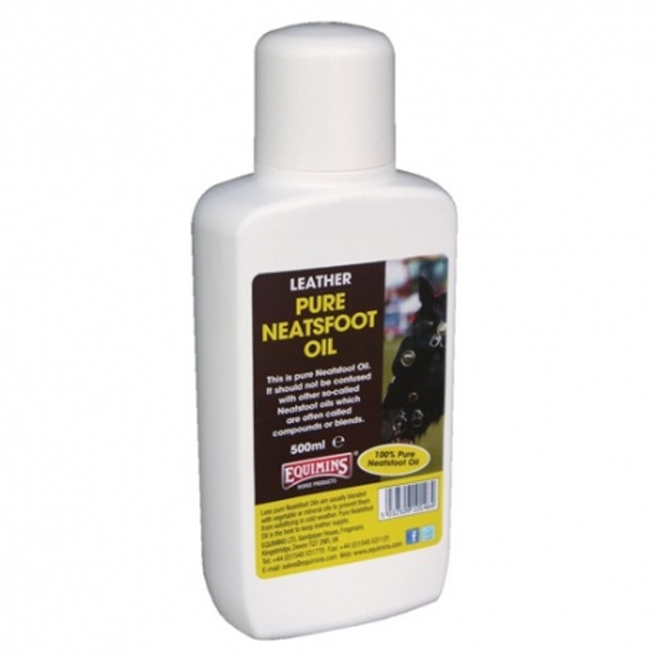 This is pure neatsfoot oil, not a blend. Although it will remain in liquid form at quite low temperatures, it is best to slightly warm it before use. Neatsfoot oil will keep leather very supple.