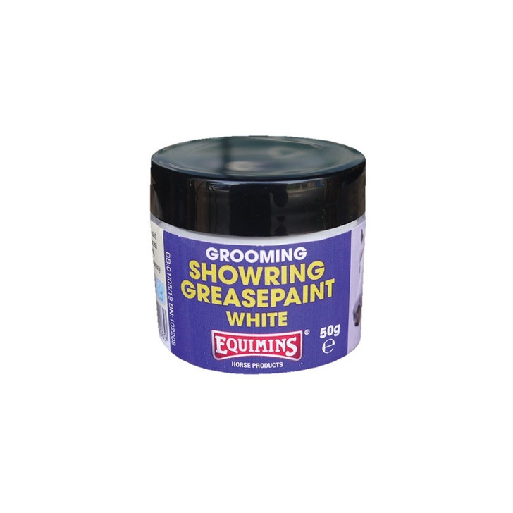 Equine make-up in Black, Brown and White. A versatile greasepaint to add glamour to eyes.
Can be used on nose and muzzle to define depth of colour and to conceal any blemishes. Use sparingly and blend to desired shade.