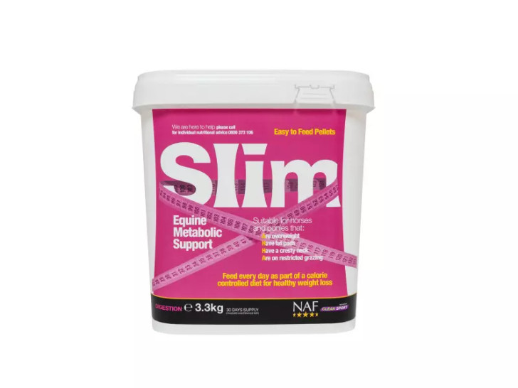 For those horses and ponies who live on fresh air, it can be a struggle to keep their weight under control. The obvious answer is to reduce their feed intake, however, this could result in vitamin and mineral deficiencies.This is where Slim comes into its own. Slim is a natural and highly palatable weight management supplement, designed to provide essential micronutrients to those individuals on a restricted diet. The unique blend of ingredients work in synergy with metabolism boosting marine extracts to provide essential vitamins, minerals and antioxidants, all sourced from nature. Slim works to promote wellbeing for good do’ers while supporting healthy weight loss the natural way. Slim should be used in conjunction with a calorie controlled diet and suitable exercise regime.
