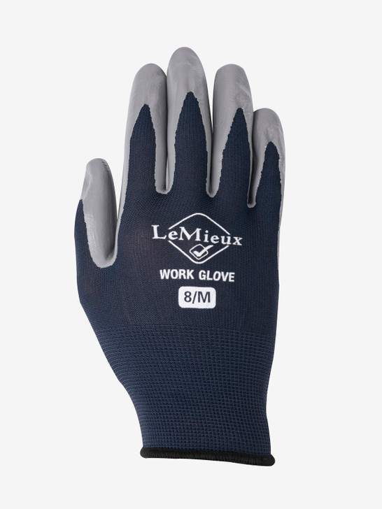 A must have for yard, home or garden, the LeMieux Work Gloves are ideal for hard working hands  
 

Maximum grip in wet and dry conditions with the coated fingers and palm whilst still providing excellent flexibility, dexterity and comfort.
 

  Puncture, tear, cut and abrasion resistant