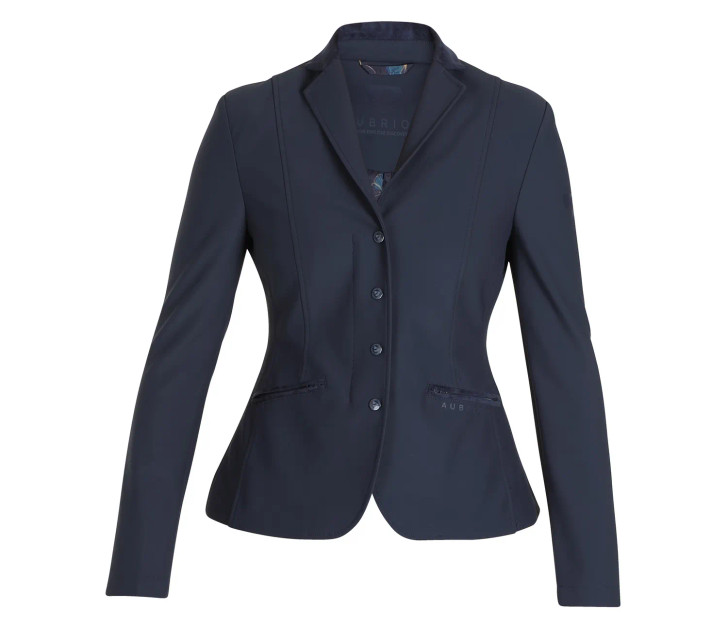 The quiet sophistication of the Aubrion Brixton jacket belies its sport appeal. This supple jacket is cut for a saddle skimming length and a slim contour shape. Multiway flex-fit fabric and unlined sleeves give the competitive rider total freedom and a sleek look. Aspirator perforated side and under arm panels look stylish and offer targeted ventilation, fabric is quick drying and breathable. Style detail: sport active fit, suedette trims at the collar, pocket and rear vents, flattering zip fastening with self-colour press studs, 3 riveted cuff buttons, satin body lining, twin zip pockets, rear double vents, Aubrion prints.