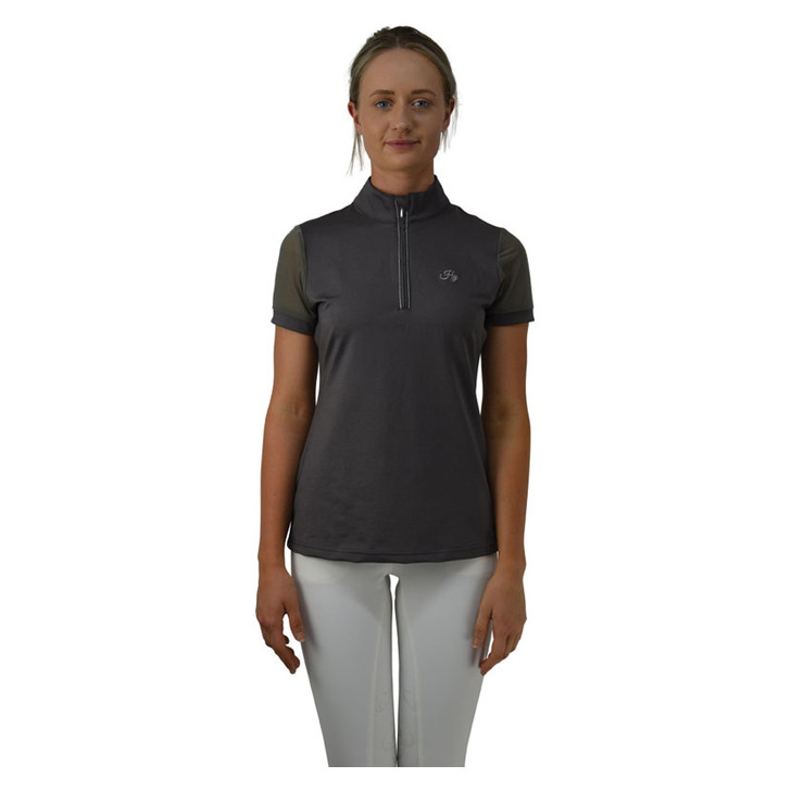 Hy Equestrian Maddie Mesh Sleeved Show Shirt