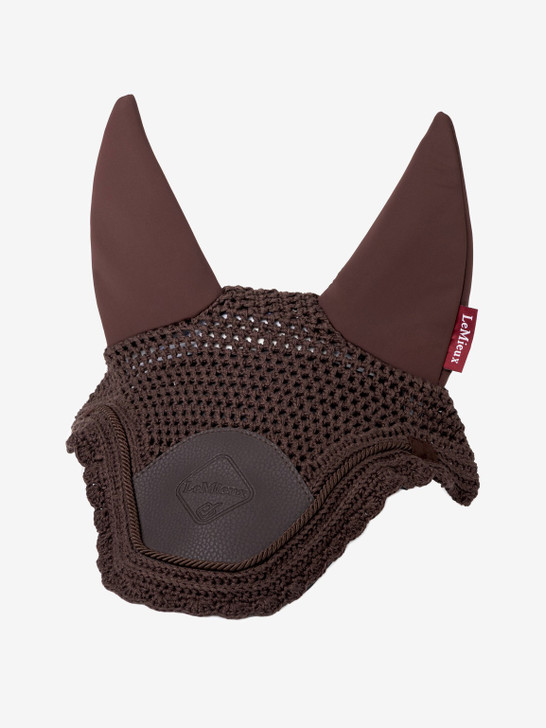 The LeMieux Acoustic Pro Fly Hood uses dense sound proof micro-foam to absorb sharp or loud noises to help with increased concentration and relaxation. The 4-way stretch fabric contours the horses ears while an inner lining of ultra-soft bamboo ensures maximum comfort


Now featuring a wider design behind the ears for a sleek and secure profile under the bridle. The hand crocheted veil with embossed PU leather panel gives that final elegant touch


These acoustic fly hoods are British Dressage legal in accordance with rule no. 134:


"Ear Covers and Fly Hood Ear Covers and Fly Hoods are permitted for all competitions, and may also provide noise reduction. Ear cover/fly hoods must not cover the horse's eyes. The cover/hood should be discreet in colour and design."