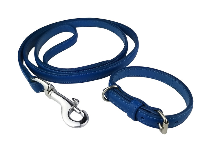 Gorgeously soft premium leather dog lead available in 2 elegant colours

Perfectly soft to provide your canine companion with a luxurious feel, this collar is crafted from the finest quality leather,

Available in Blush Pink or Cobalt Blue