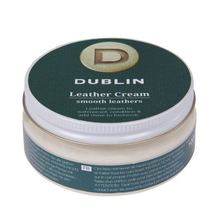 The Dublin Leather Cream adds condition & shine to all footwear