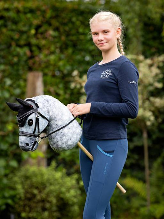 Giddyup! Get your little one geared up for horse riding with Sam, our striking dapple grey show jumper Hobby Horse.
 

Complete with a realistic head, plaitable mane and a hook and loop mouth to hold our matching accessories, mini riders will enjoy hours of fun running around with their very own mini horse.
 

Matching accessories are also available to get the matchy matchy look.