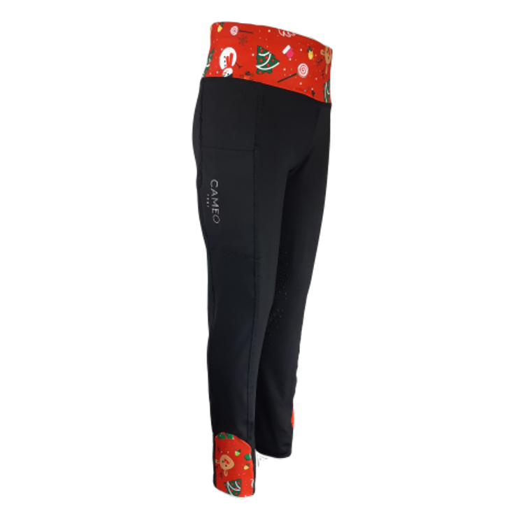 Cameo Junior Zest Riding Tights Christmas