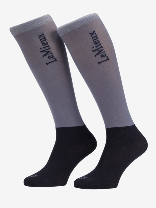 New lightweight ultra close contact riding socks from LeMieux. Seamless low profile fabric offers compression that enhances the fit of long boots. Socks to be worn and not thought about.