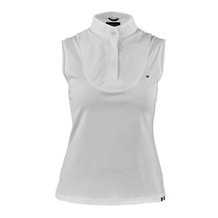 A classic competition look with sportactive technology, the Aubrion sleeveless stock shirt keeps the rider cool and comfortable. Designed in AIR DRI fabric, the shirt feels soft and fluid, active air circulation technology helps the shirt to breathe, wicking moisture away to keep skin dry and comfortable. The cotton stock collar and bib look smart, the hidden quick zip closure is finished with a top collar button.