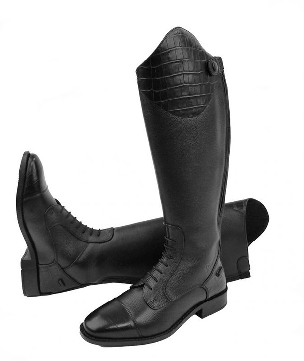 The Rhinegold De-Luxe Long Leather Riding Boots are now available with a little less height due to popular customer request.
Featuring all of the same great features you know and love about the boot now with just a little less height.
Designed to be inclusive for all riders as Rhinegold know that one size does not fit all.