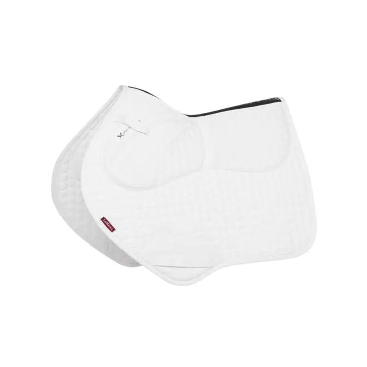 LeMieux expertly designed ProSorb update, with a unique new quilt pattern and updated foam support.

There's precisely placed X Grip silicone print across the pad for secure fit to your saddle. Improved high-density foam inserts will maintain their shape whilst reducing pressure points on your horse's back.

On the underside, sweat-wicking and cooling natural bamboo blend lining provides non-static stability.

Against the rider's inside lower leg, the durable, textured girth protection area features our signature LeMieux inner girth strap loops, giving you further options for girth and saddle fit and positioning.

ProSorb saddle pads are supplied with two sets of 5mm foam shims for precise fit adjustment.