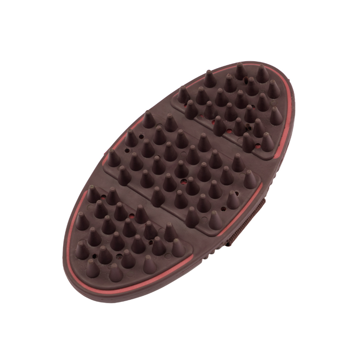 LeMieux Flexi Massage Brush Cranberry