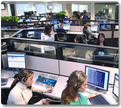 Actual photo of our Medical Care Alert Emergency Response Center, based in NY State Medical Alert Monitoring Center