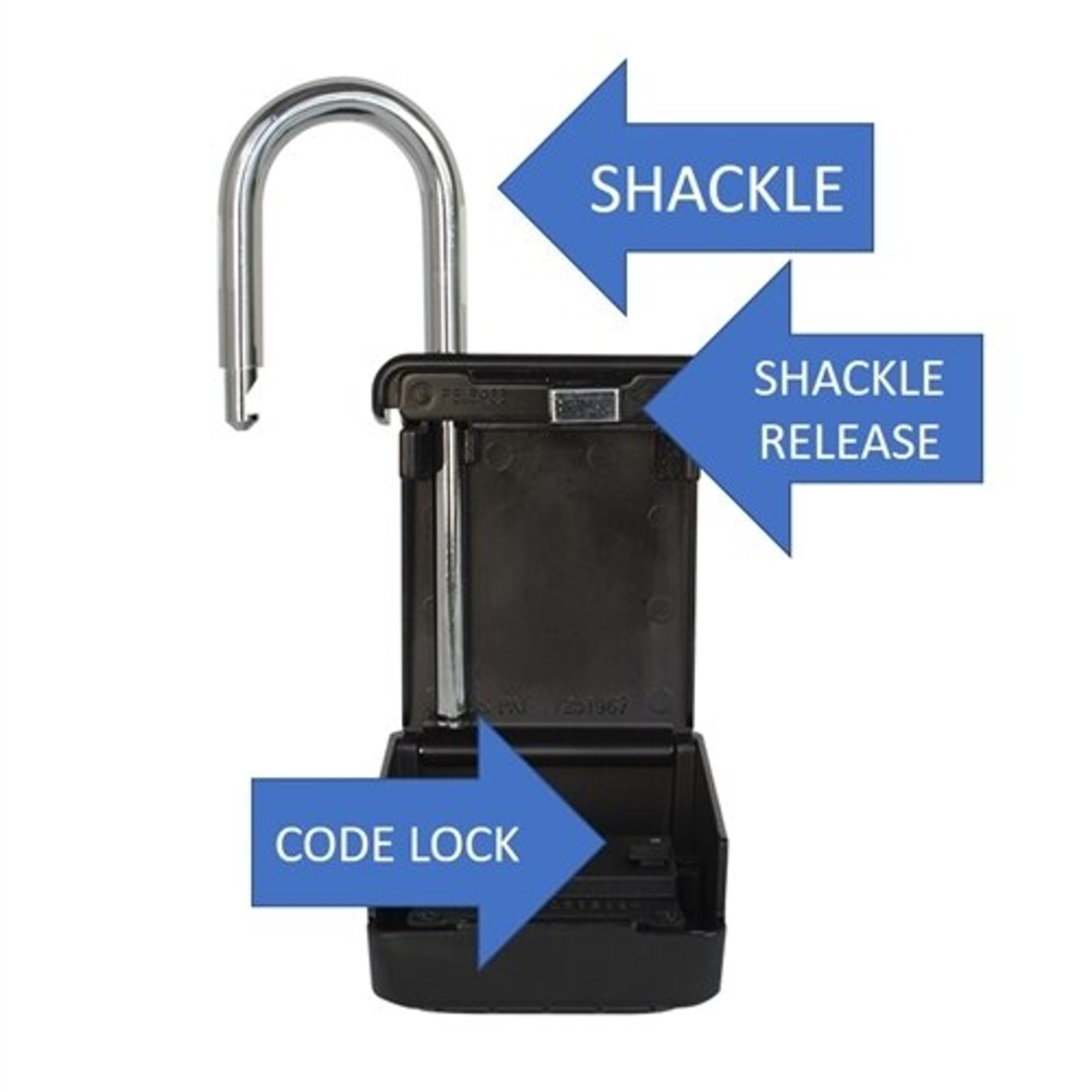 Lockbox key storage for medical alert system for seniors