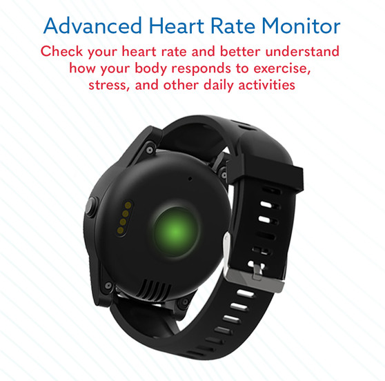 Senior Smart Watch With Fall Detection & GPS (Service Plan)