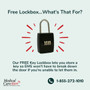 We include a free medical alert lockbox with every system.