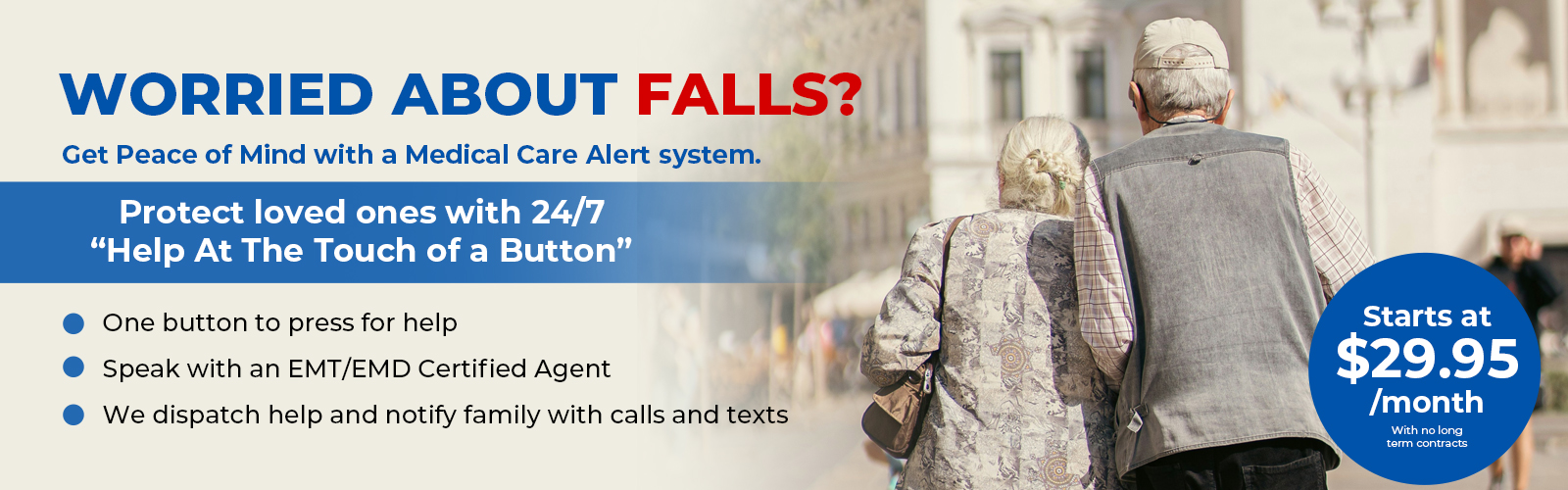 Fall detection medical alert systems for seniors.