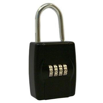 Lockbox key storage for medical alert system for seniors