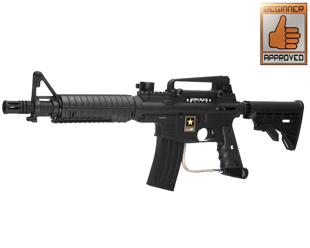 Tippmann Gun - US Army Alpha Black Elite Tactical - Black