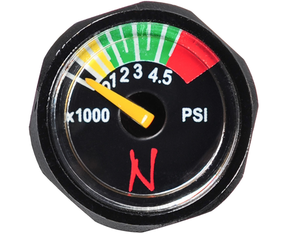 Ninja Tank Pressure Gauge - Nano Black - 6000 PSI