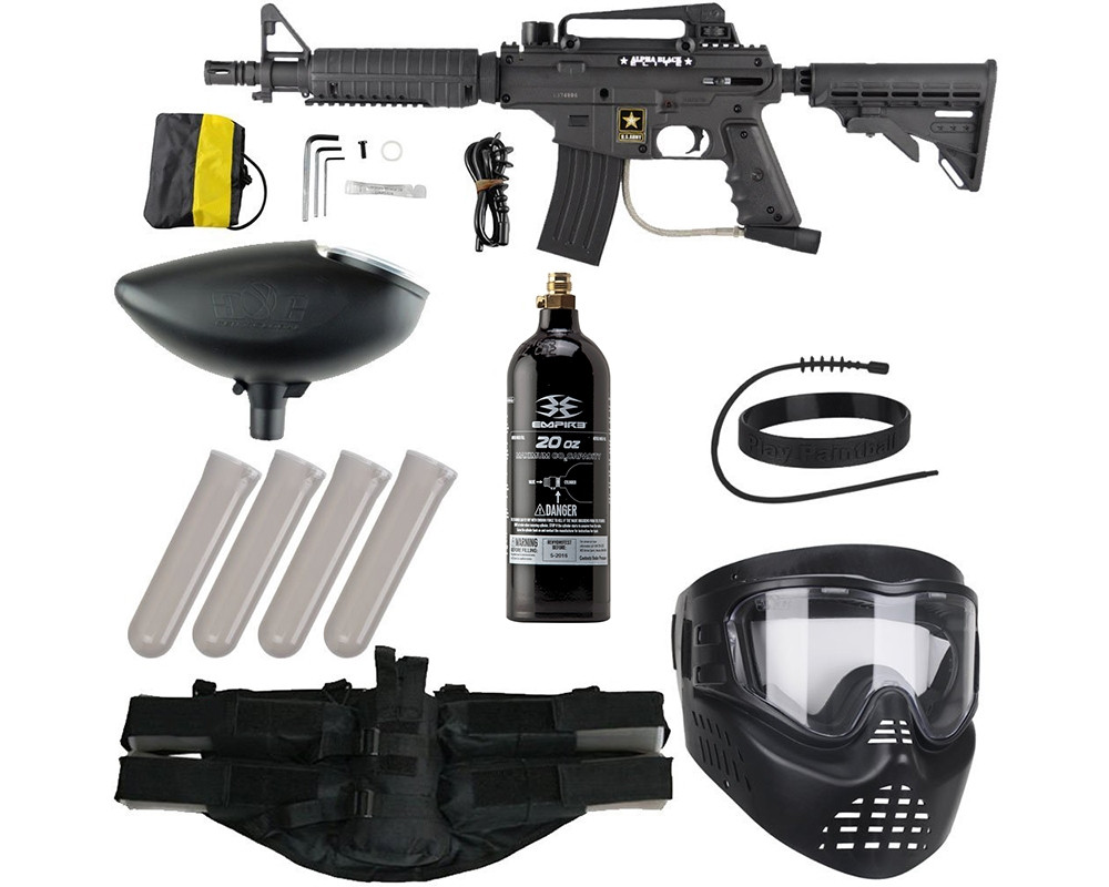 Tippmann Gun Package Kit - Alpha Black Elite Tactical - Epic