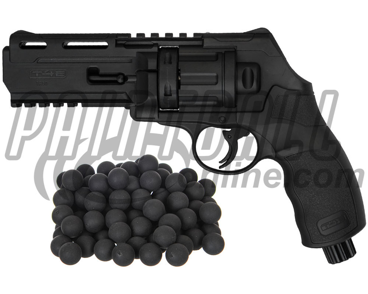 Umarex T4E TR50 Paintball Revolver Pistol .50 Caliber Grey-0